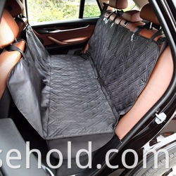 Soft Suede Waterproof Anti-slip Pet Car Back Seat Cover Car Rear Seat Cover for Dog